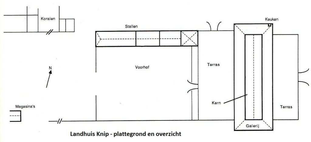 05. Landhuis Knip plattegrond